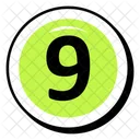 Nine Number  Icon