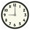 Nine o'clock  Icon