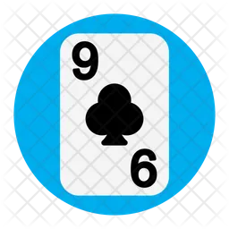 Nine Of Clubs  Icon