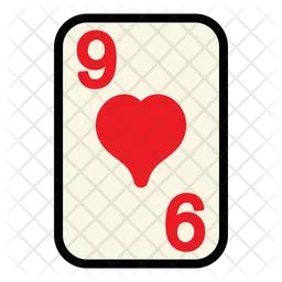 Nine Of Hearts  Icon