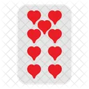 Nine Of Hearts  Icon