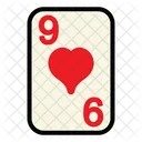 Nine Of Hearts  Icon
