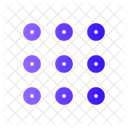 Nine Points Dots Grid Menu Properties Symbol
