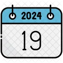 Nineteenth Calendar 2024 Icon