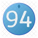 Ninety Four Coin Crystal Icon