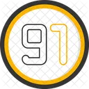 Ninety One Count Counting Icon