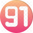 Ninety One Count Counting Icon