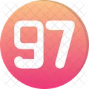 Ninety Seven Count Counting Icon