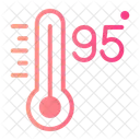Ninetyfive Celsius Temperature Icon