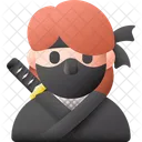 Ninja Arme Japonais Icône