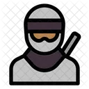 Linear Color Flat Ninja Icon
