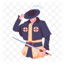 Ninja Character Male Warrior Fictional Character Icon