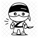 Ninja Costume Mask Warrior Icon