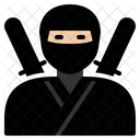 Ninja Japanese Covert Agent Mystery Mercenary Japan Icon