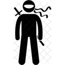 Ninja Ninjutsu Combat Icon