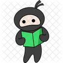 Ninja Reading  Icon