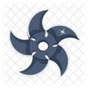 Ninja Star Ninja Shuriken Throwing Star Icon
