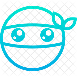Ninja Smiley Emoji Icon