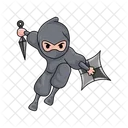 Ninja Weapon Japanese Icon