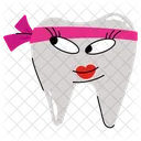 Ninja Tooth Toothache Dentistry Icon