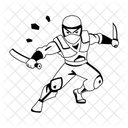 Ninja Warrior Ninja Warrior Character Gaming Icon