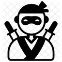 Japanese Assassin Ninja Warrior Shinobi Icon