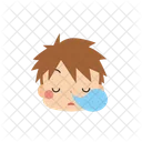 Chico Emoji Dormido Icono