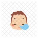 Chico Emoji Dormido Icono