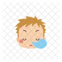 Chico Emoji Dormido Icono