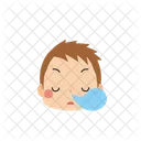 Chico Emoji Dormido Icono