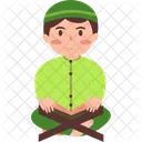 Nino Musulman Islamico Icono