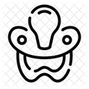 Brustwarze Futterung Latex Symbol