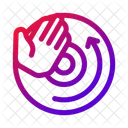 Brustwarze Hand Beruhrung Symbol