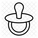 Neugeborenes Schlaf Brustwarze Symbol
