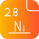 Niquel Tabla Periodica Quimica Icono