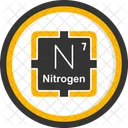 Nitrogen Preodic Table Preodic Elements Icon