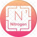 Nitrogen Preodic Table Preodic Elements Icon