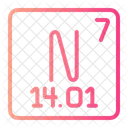 Nitrogen Molecular Icon