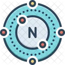 Nitrogen Gas  Icon