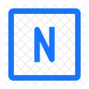 Nitrogen Chemistry Periodic Table Icon