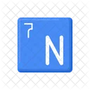 Nitrogen N 7 Nitrogen Laboratory Icon