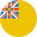 Niue Bandeira Pais Ícone