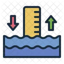 Niveau De La Mer Mesure Mer Icon