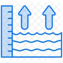 Niveau d'eau  Icône