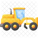 Niveleuse Vehicule Construction Icône