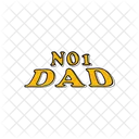 No 1 Dad  Icon