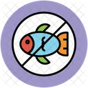 No Fish Seafood Icon