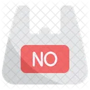 No Poly Bag Plastic Bag Icon