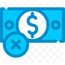 No Dinero Quebrado Icono