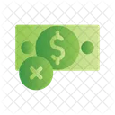 No Dinero Quebrado Icono